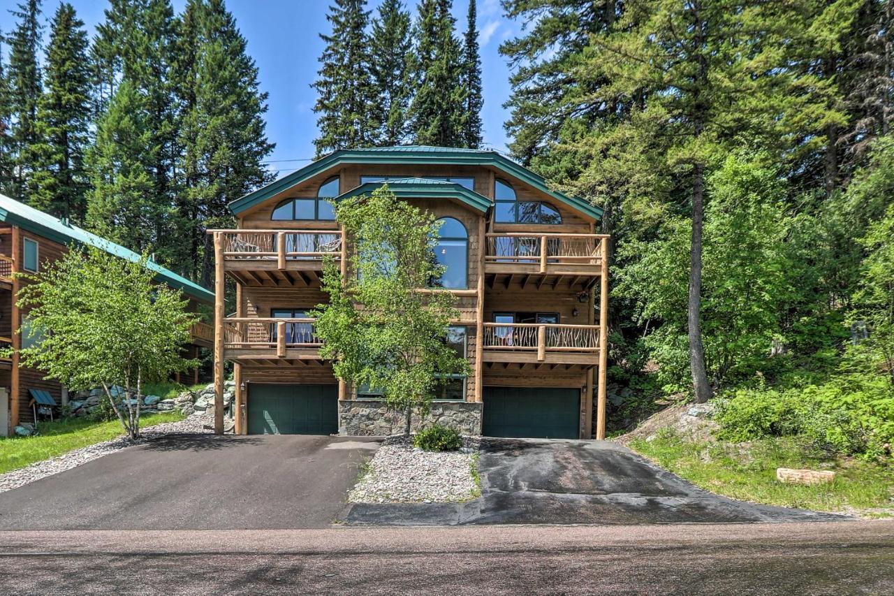 Rustic Home On Whitefish Mountain, Near Ski Run! Екстер'єр фото