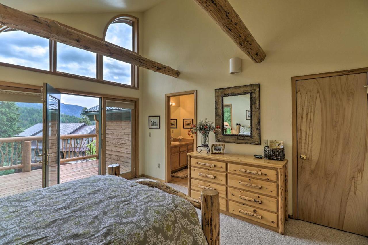Rustic Home On Whitefish Mountain, Near Ski Run! Екстер'єр фото
