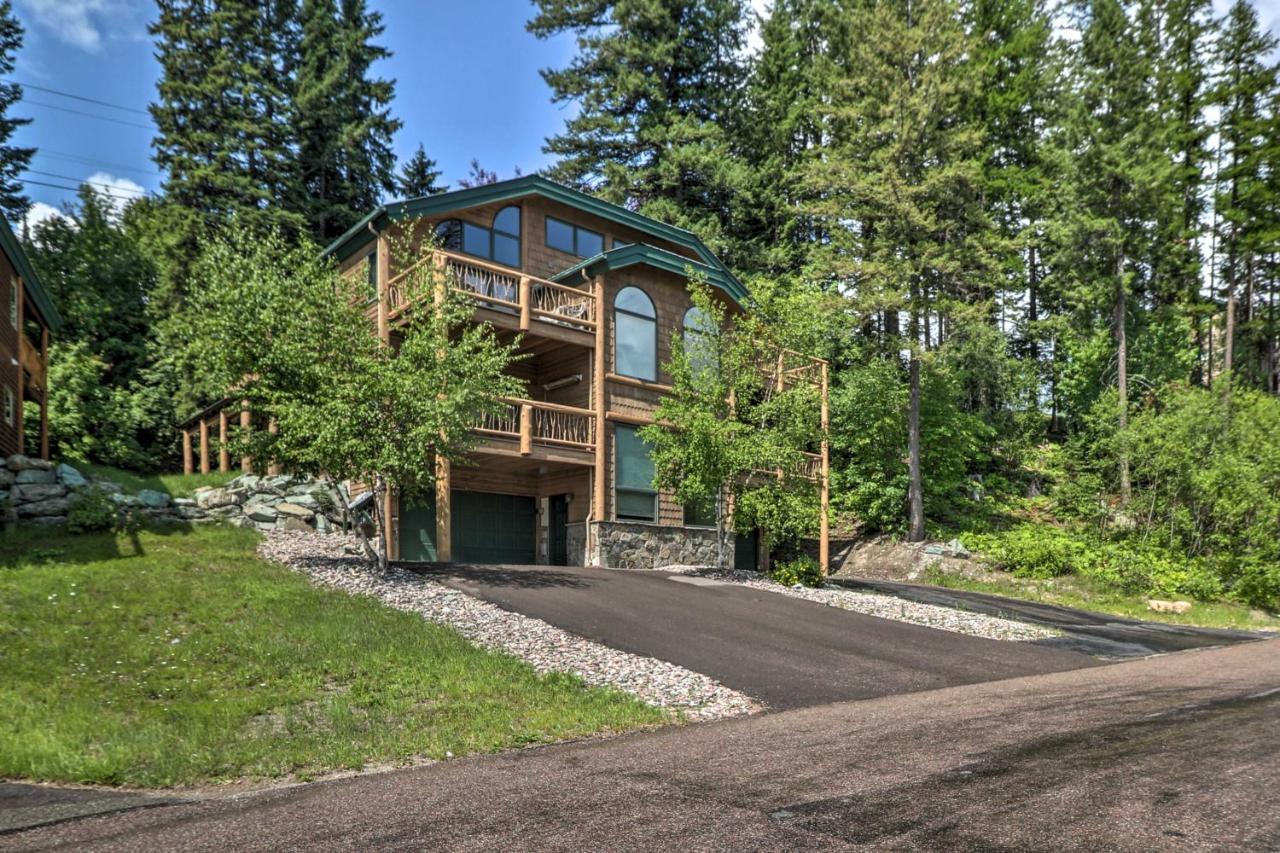 Rustic Home On Whitefish Mountain, Near Ski Run! Екстер'єр фото