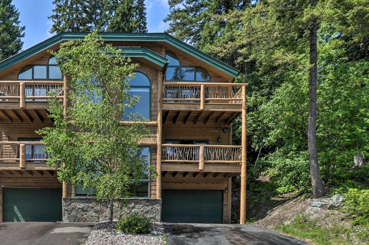 Rustic Home On Whitefish Mountain, Near Ski Run! Екстер'єр фото